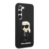 Samsung Galaxy S23 Karl Lagerfeld Liquid Silicone Ikonik NFT tok fekete (KLHCS23SSNIKBCK) - 1. kép