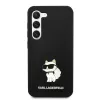 Samsung Galaxy S23+ Karl Lagerfeld Liquid Silicone Choupette NFT tok fekete (KLHCS23MSNCHBCK) - 0. kép