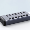 Ugreen 7in1 HUB elosztó adapter USB-C, 7x USB-A 3.0 12V 2A (fekete) - 4. kép