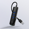 Ugreen CM416 4 az 1-ben USB HUB elosztó adapter, 0.25m (fekete) - 2. kép