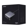 Ugreen CD327 Nexode hálózati töltő adapter, 2x USB-C, 2x USB-A, GaN, 65W (szürke) - 0. kép