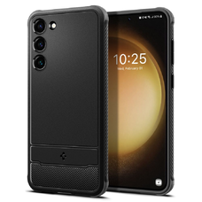 Samsung Galaxy S23 Spigen Rugged Armor tok matt fekete