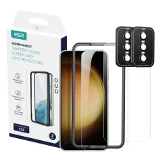 Samsung Galaxy S23 ESR 2x ochranná fólia na displej a objektív fotoaparátu Samsung Galaxy S23 ESR 2x ochranná fólia na displej a objektív fotoaparátu