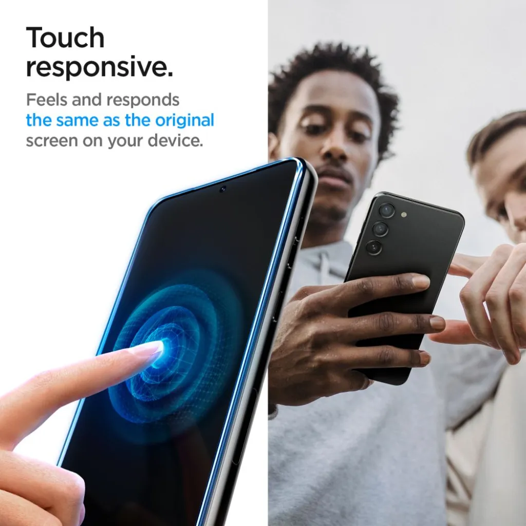 Samsung Galaxy S23 Plus Spigen Glas.TR EZ Fit 2x kijelzővédő üvegfólia - 10