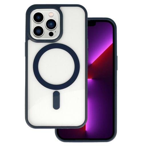 iPhone 14 Pro Max Idear W18 MagSafe kompatibilis tok tengerészkék iPhone 14 Pro Max Idear W18 MagSafe kompatibilis tok tengerészkék
