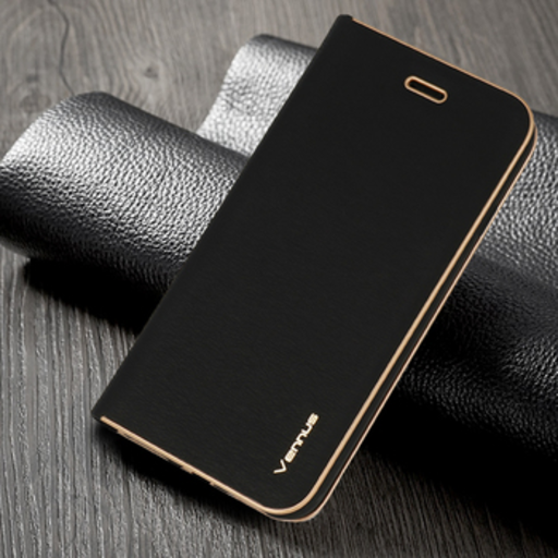 Samsung Galaxy S23 Ultra Vennus Book fliptok fekete Samsung Galaxy S23 Ultra Vennus Book fliptok fekete