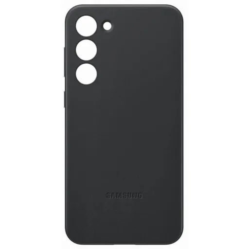 Samsung Galaxy S23 gyári bőr tok fekete (EF-VS911LBEGWW)
