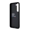 Samsung Galaxy S23 Plus BMW M PU Carbon Blue Line tok fekete - 3. kép