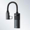 Mcdodo CA-1880 USB-C - AUX mini jack 3.5mm + USB-C (60W PD) átalakító adapter (fekete) DAC - 4. kép