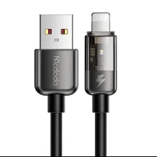 Mcdodo CA-3141 USB-A - Lightning kábel 12W, 1.8m (fekete)