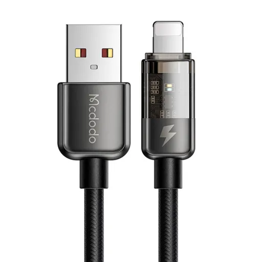 Mcdodo CA-3140 USB-A - Lightning kábel 12W, 1.2m (fekete)