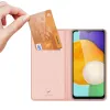 Samsung Galaxy A14 4G/5G Dux Ducis Skin Pro Öko Bőr fliptok rózsaszín - 2. kép