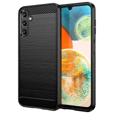 Samsung Galaxy A14 4G/5G Carbon szénszál mintájú TPU tok fekete