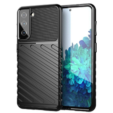 Samsung Galaxy S23 Plus Thunder fokozott védelmet biztosító flexibilis TPU tok fekete