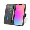 Xiaomi 13 Elegant mágneses bőr fliptok fekete - 4. kép