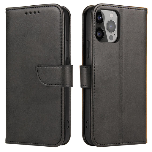 Xiaomi 13 Elegant mágneses bőr fliptok fekete Xiaomi 13 Elegant mágneses bőr fliptok fekete