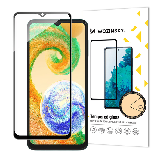 Samsung Galaxy A04S üvegfólia Wozinsky Full Glue 9H fekete kerettel tokbarát Samsung Galaxy A04S üvegfólia Wozinsky Full Glue 9H fekete kerettel tokbarát
