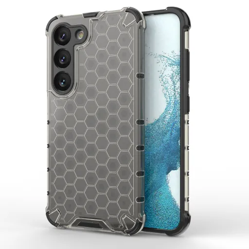 Samsung Galaxy S23 Honeycomb armor TPU tok fekete