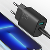 Joyroom gyorstöltő fali adapter USB-A QC 3.0/USB-C PD 20W fehér (L-QP2011) - 1. kép