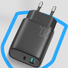Joyroom gyorstöltő fali adapter USB-A QC 3.0/USB-C PD 20W fehér (L-QP2011) - 3. kép