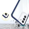 Samsung Galaxy A14 4G/5G Clear 3 az 1-ben szilikon tok kerettel kék - 2. kép