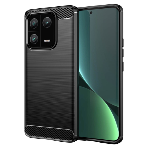 Xiaomi 13 Pro Carbon szénszál mintájú TPU tok fekete Xiaomi 13 Pro Carbon szénszál mintájú TPU tok fekete