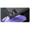 Realme 10 Pro Plus Carbon szénszál mintájú TPU tok fekete - 1. kép