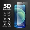 Samsung Galaxy S23 kijelzővédő üvegfólia 9H 5D HD 0.33mm fekete kerettel Alphajack - 2. kép