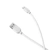 Borofone BX14 Linkjet USB - Lightning kábel 2.4A 1m fehér - 1. kép