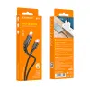 Borofone BX67 USB - Type C kábel 3A 1m fekete - 1. kép