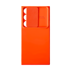 Samsung Galaxy S23 Ultra Camshield Soft tok narancs színben