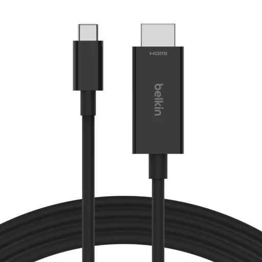 Belkin USB-C - HDMI 2.1 kábel, 8K60Hz HDR10+, 2m fekete (AVC012bt2MBK)