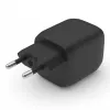 Belkin BoostCharge Pro 45W PD 3.0 PPS Dual USB-C GaN hálózati töltő adapter fekete (WCH011vfBK) - 1. kép