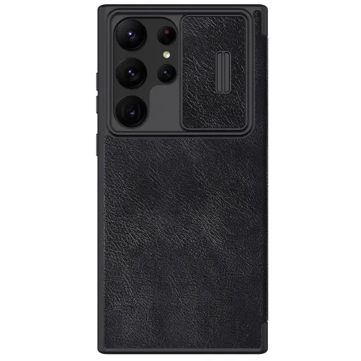 Samsung Galaxy S23 Ultra Nillkin Qin Pro bőr fliptok fekete Samsung Galaxy S23 Ultra Nillkin Qin Pro bőr fliptok fekete