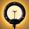 Jackal LR45-95U 45cm fekete LED körfény, körlámpa, ring light távirányítóval, stabil állvánnyal - 1. kép