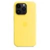 iPhone 14 Pro szilikontok kanárisárga (MQUG3ZM/A) Apple gyári MagSafe-rögzítésű (SEASONAL 2023 Spring) - 0. kép