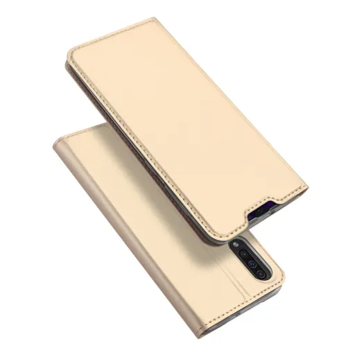 Dux Ducis Skin Pro fliptok Samsung A50 arany színben Dux Ducis Skin Pro fliptok Samsung A50 arany színben
