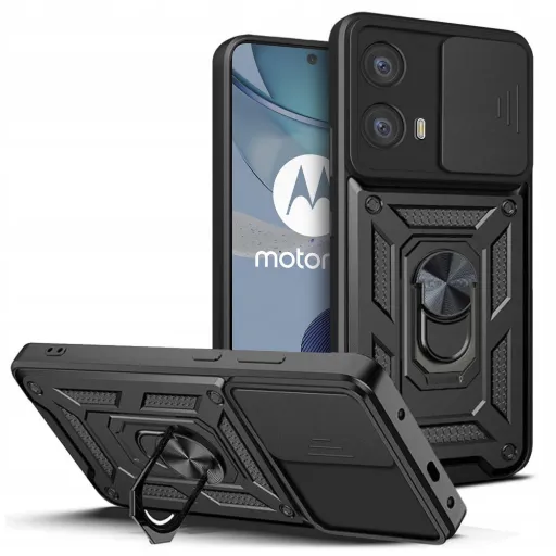 Motorola Moto G73 5G Tech-Protect Camshield Pro tok fekete Motorola Moto G73 5G Tech-Protect Camshield Pro tok fekete