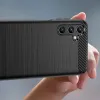 Samsung Galaxy A34 5G Tech-Protect TPU Carbon mintás tok fekete - 2. kép