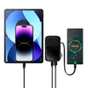 Baseus Qpow Pro Powerbank 10000mAh USB + TYP C - PD 22,5W Type C kábellel fekete - 1. kép