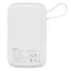 Baseus Qpow Pro Powerbank 10000mAh USB + TYP C - PD 22,5W Type C kábellel fehér - 1. kép