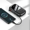Baseus Qpow Pro Powerbank 20000mAh USB + TYP C - PD 22,5W Type C kábellel fekete - 4. kép