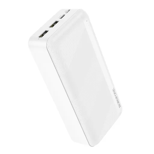 Borofone BJ27B Pindar Powerbank 30000mAh 2xUSB fehér