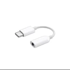 Xiaomi gyári USB-C - 3.5mm jack átalakító adapter fehér (DAC chip)