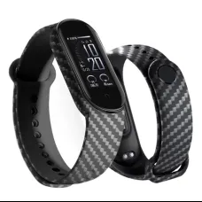 Xiaomi Mi Band 6/5 Carbon szíj fekete