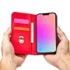 Samsung Galaxy A54 5G Mágneses Card fliptok piros - 3. kép