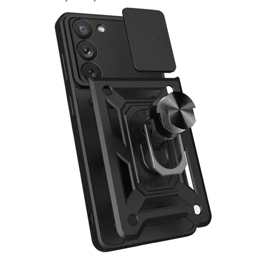 Samsung Galaxy A54 5G Hybrid Armor Camshield tok kék