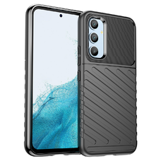 Samsung Galaxy A54 5G Thunder fokozott védelmet biztosító flexibilis TPU tok fekete
