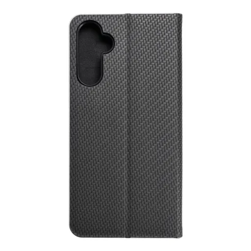 Samsung Galaxy A54 5G Forcell Luna Carbon fliptok fekete