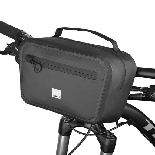 Cyklistická taška / taška na bicykel so zipsom 2L čierna (SAHOO 112039)